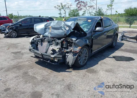 2014 Kia Cadenza Premium from USA, damaged, VIN KNALN4D79E5120304